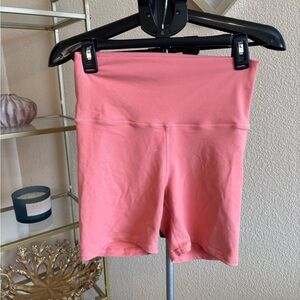 Jacks Athletic Pink Biker Shorts Women’s Medium High Rise